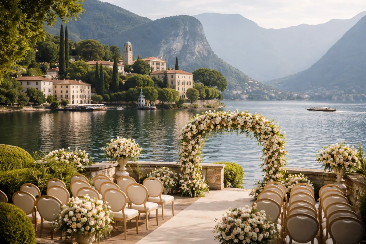 Comment créer un mariage sur mesure au lac de Côme dans une ville historique