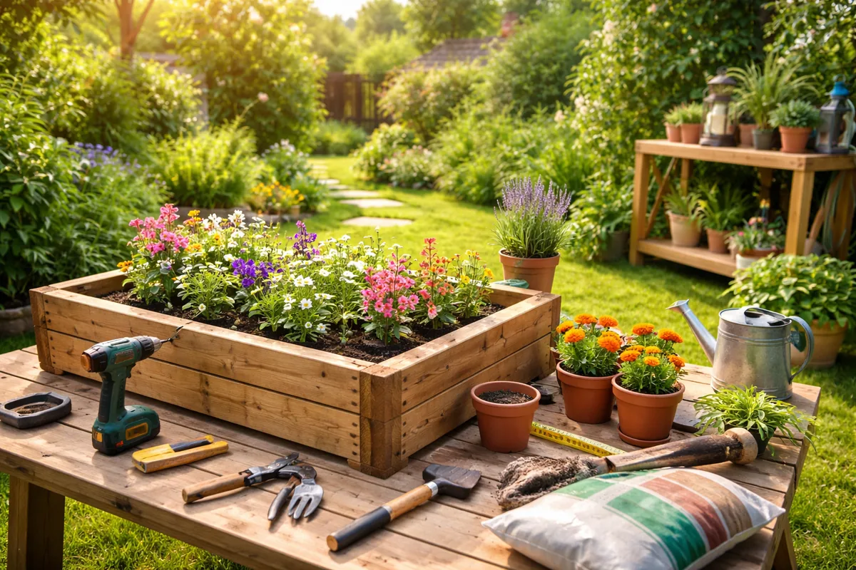 Comment réaliser un projet de bricolage pour embellir son jardin